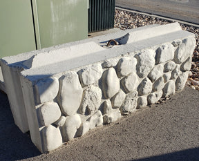 Concrete Block Mold Liner - Deep River Rock Cobblestone